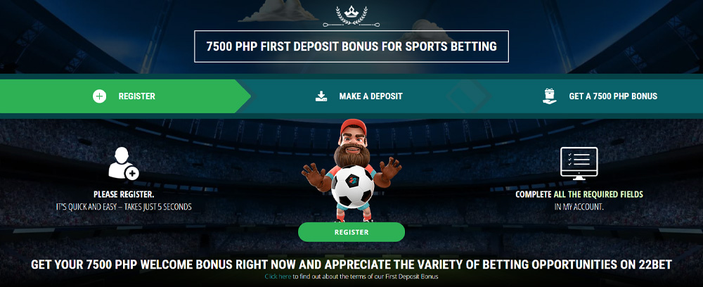 PH – 22Bet Sports Bonus