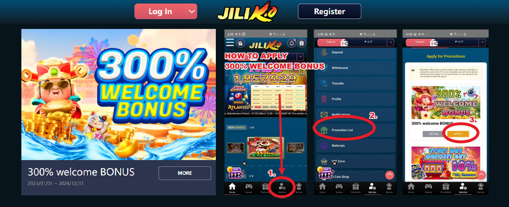 PH - JILIKO Casino Bonus