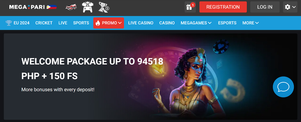 PH – MegaPari Casino Bonus